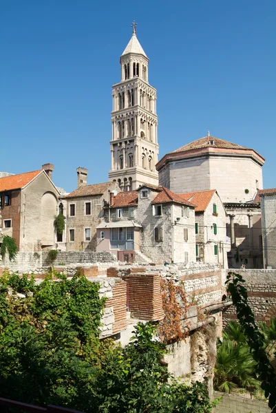Palacio Diocleciano Patrimonio de la Humanidad por la UNESCO en Split, Dalmacia — Foto de Stock