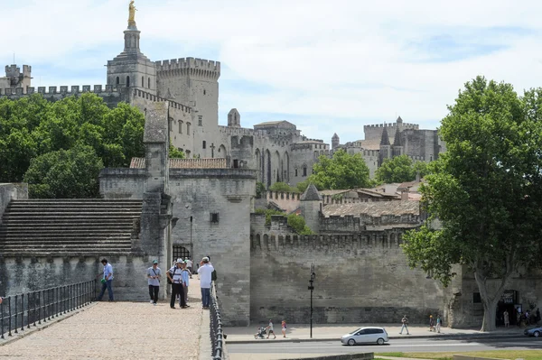 Palazzo del Papa ad Avignone in Francia — Foto Stock