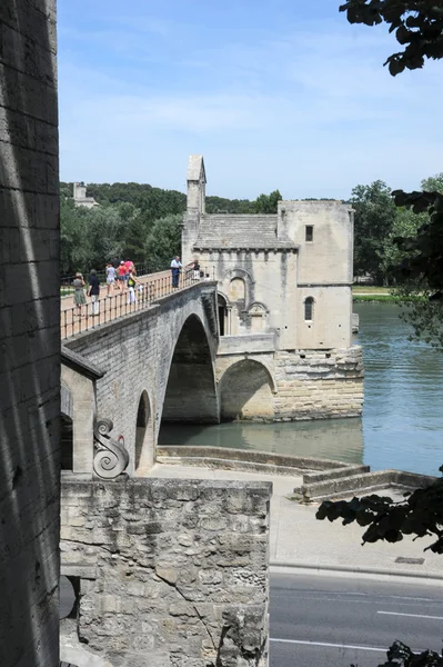 St-Benezet bridge at Avignon on France — Stock Photo, Image