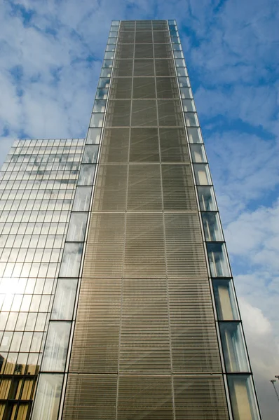 Der turm der neuen nationalbibliothek f. mitterand in paris — Stockfoto