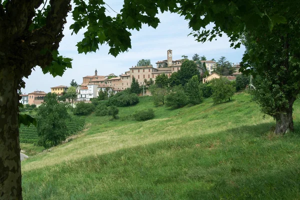 Den i byn Neive i Piemonte — Stockfoto