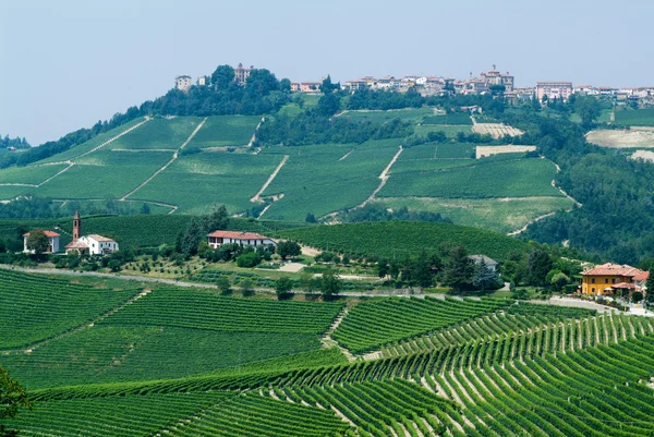The Village of La Morra in Piedmont,Italy — Stock Photo, Image