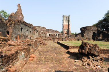 St Augustine manastırı eski Goa karmaşık kalıntıları 