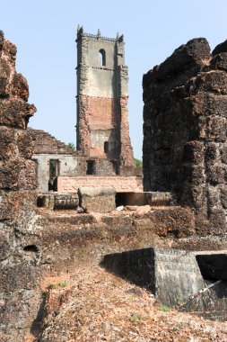St Augustine manastırı eski Goa karmaşık kalıntıları 