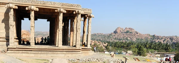 Starożytne ruiny Widźajanagaru w Hampi, Indie — Zdjęcie stockowe