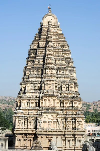 Blick auf den Shiva-virupaksha Tempel in Hampi, Indien — Stockfoto