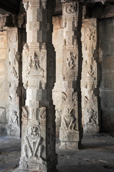 Détail du temple Shiva-Virupaksha à Hampi, Inde — Photo