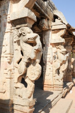 Hampi üzerinde Kraliyet Merkezi detay