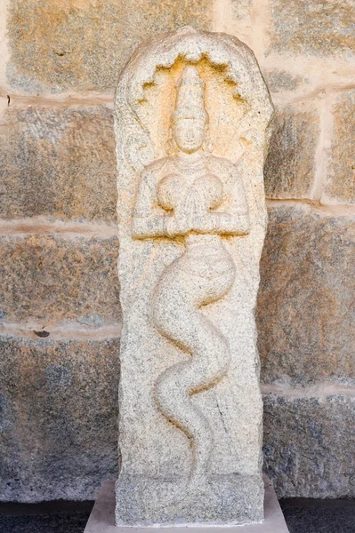 Basrelief at Royal Centre on Hampi — Stock Photo, Image