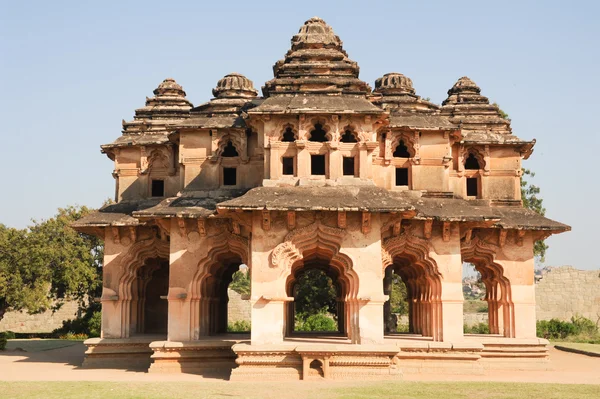 Lotus Mahal Palace ruins of Royal Centre at Hampi — стоковое фото