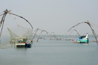 Çince Balık ağı önemsizden Kerala, Hindistan
