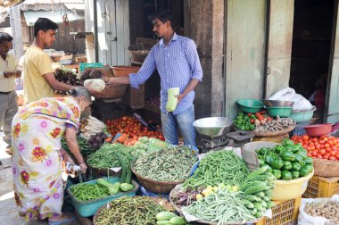 Mysore Hindistan markette Devaraja