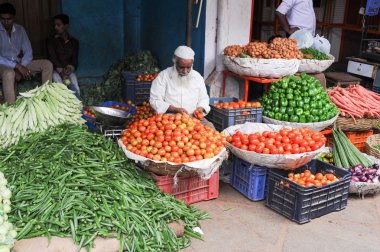 Mysore Hindistan markette Devaraja