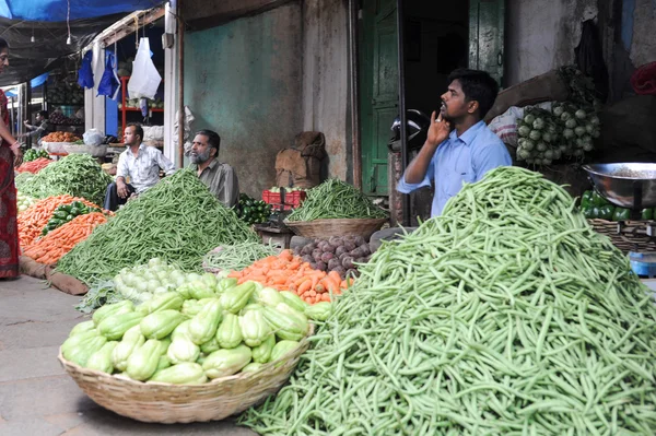 Mercado Devaraja em Mysore na Índia — Fotografia de Stock