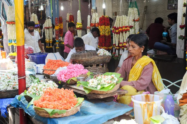 El mercado Devaraja en Mysore en la India — Foto de Stock