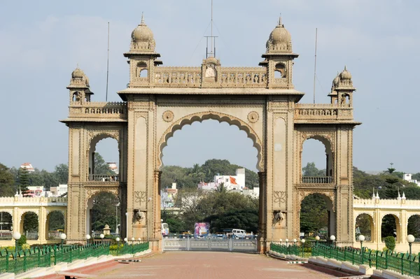 Porta del Palazzo Mysore — Foto Stock