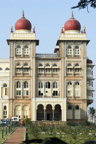 Detalle del antiguo palacio de Mysore — Foto de Stock