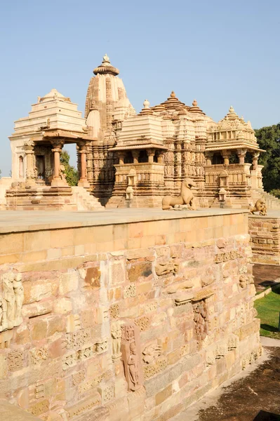 Templo de Khajuraho na Índia — Fotografia de Stock