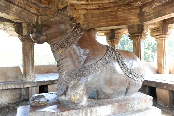 Sculpture nandi dans les temples Khajuraho — Photo