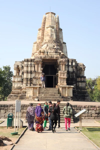 Tempel von Khajuraho auf Indien — Stockfoto