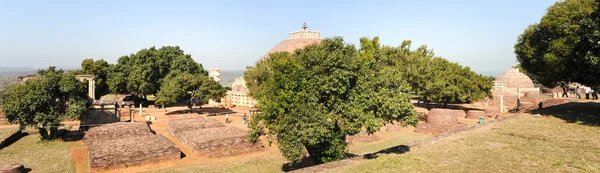 산치 Stupa는 인도에서 서양 마을에 위치 — 스톡 사진