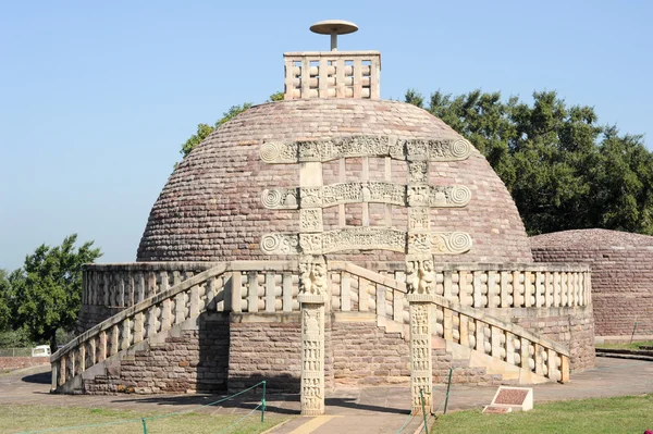 Sanchi Stupa se encuentra en la ciudad de Sanchi en la India —  Fotos de Stock