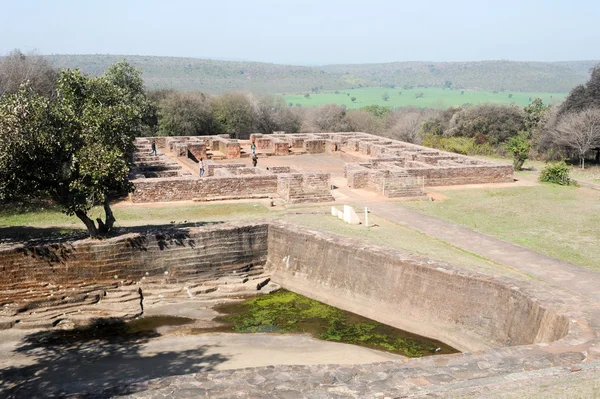 Buddhist monastery at Sanchi, Indi — Stock Photo, Image