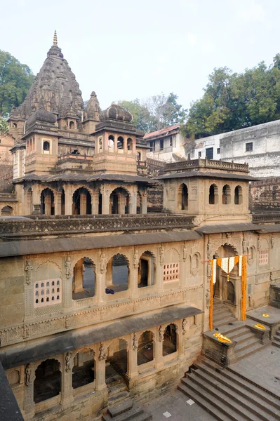 Templet palads Maheshwar - Stock-foto