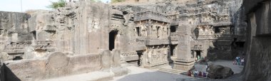 Ellora, Maharashtra eyalet tapınakta Kailas