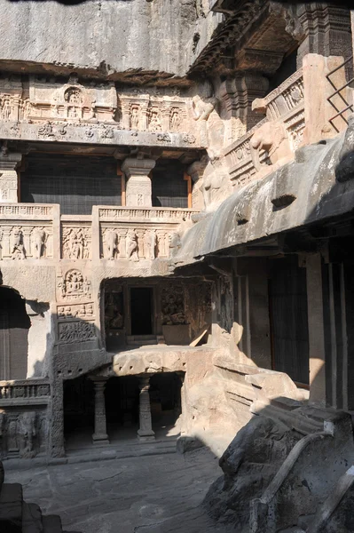 Cuevas de Ellora cerca de Aurangabad en India — Foto de Stock