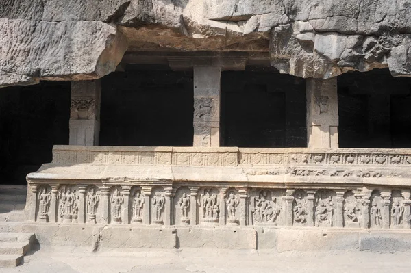 Храм Kailas у Аджанта в Індії — стокове фото