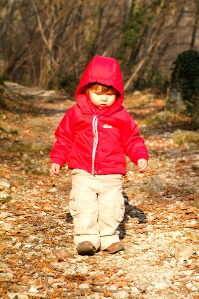 Maschio bambino di nove mesi — Foto Stock