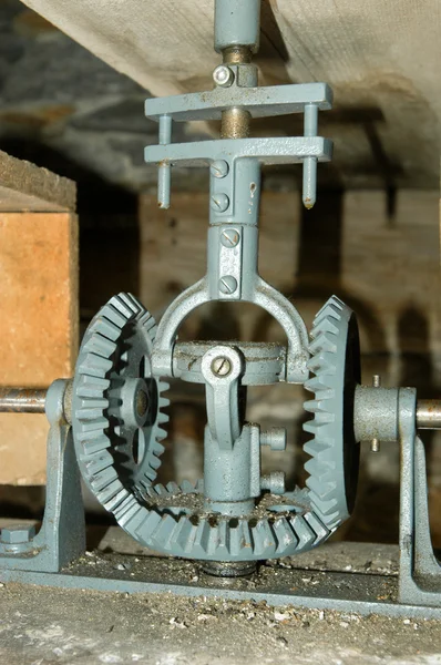 Clock mechanism of bell tower — Stock Photo, Image