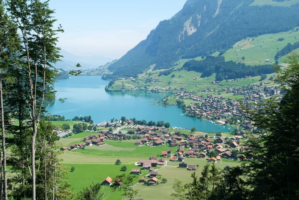 Lake Lungern Valley — Stock Photo, Image