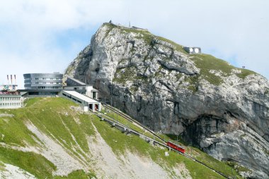 Pilatus Kulm station near Mount Pilatus