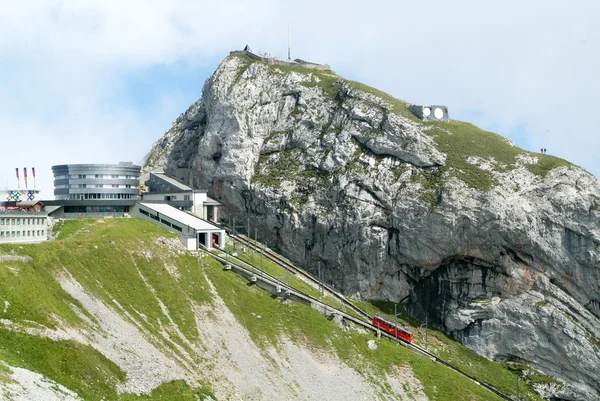 Pilatus Kulm station near Mount Pilatus — Stockfoto