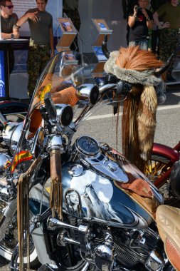 Lugano, İsviçre Harley gün geçit Switz üzerinde Bykers