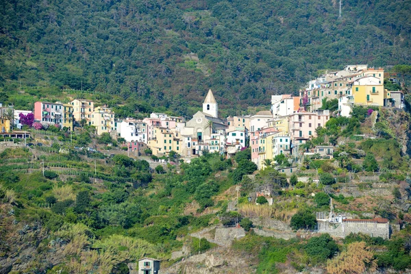 Corniglia 村的五渔村 — 图库照片