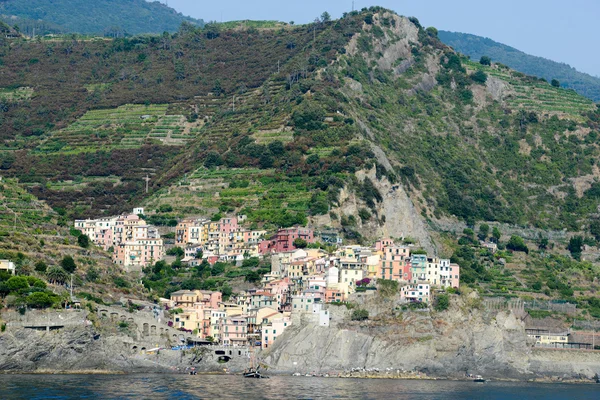The village of Manarola on Cinque Terre — Stock Photo, Image
