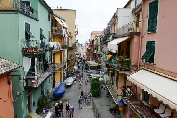 Il borgo di Manarola sulle Cinque Terre — Foto Stock