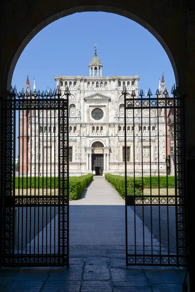 Pavia Certosa Ortaçağ manastır — Stok fotoğraf