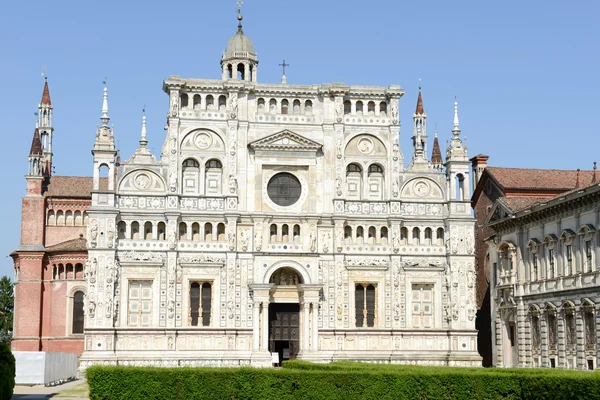 Středověký klášter Certosa Pavia — Stock fotografie