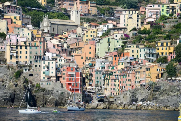 Vissersdorp Riomaggiore — Stockfoto