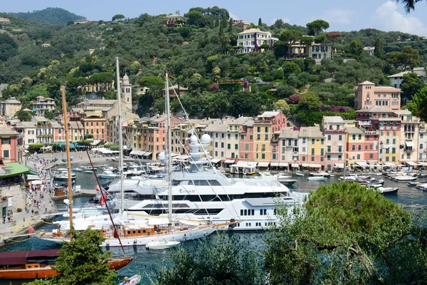 La bellissima baia di Portofino — Foto Stock