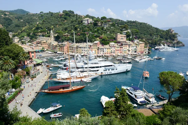 La hermosa bahía de Portofino — Foto de Stock