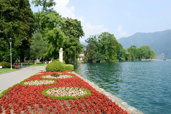 Ботанический парк Ciani в Лугано, Швейцария — стоковое фото