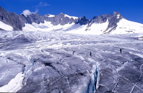 Rhone glacier on Furka pass — Stock Photo, Image
