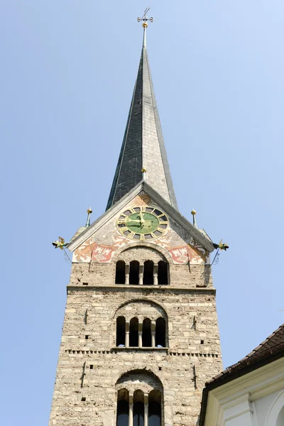 Torre de la iglesia en Stans — Foto de Stock