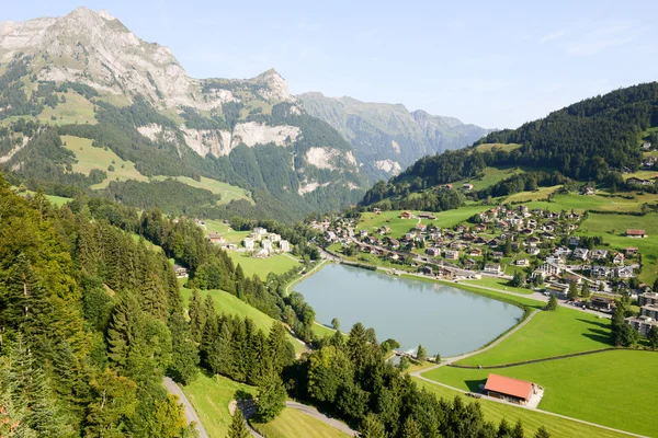 A falu engelberg térképén — Stock Fotó