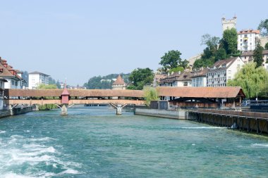 Spreuer Köprüsü'nde Lucerne
